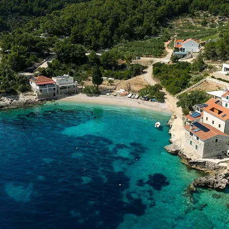 Daire Seaside Secluded Cove Tvrdni Dolac, Hvar - 2997 *